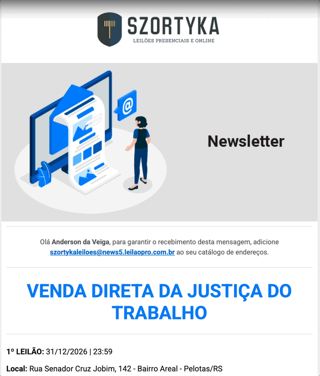 Newsletter Nativa do Leilão PRO